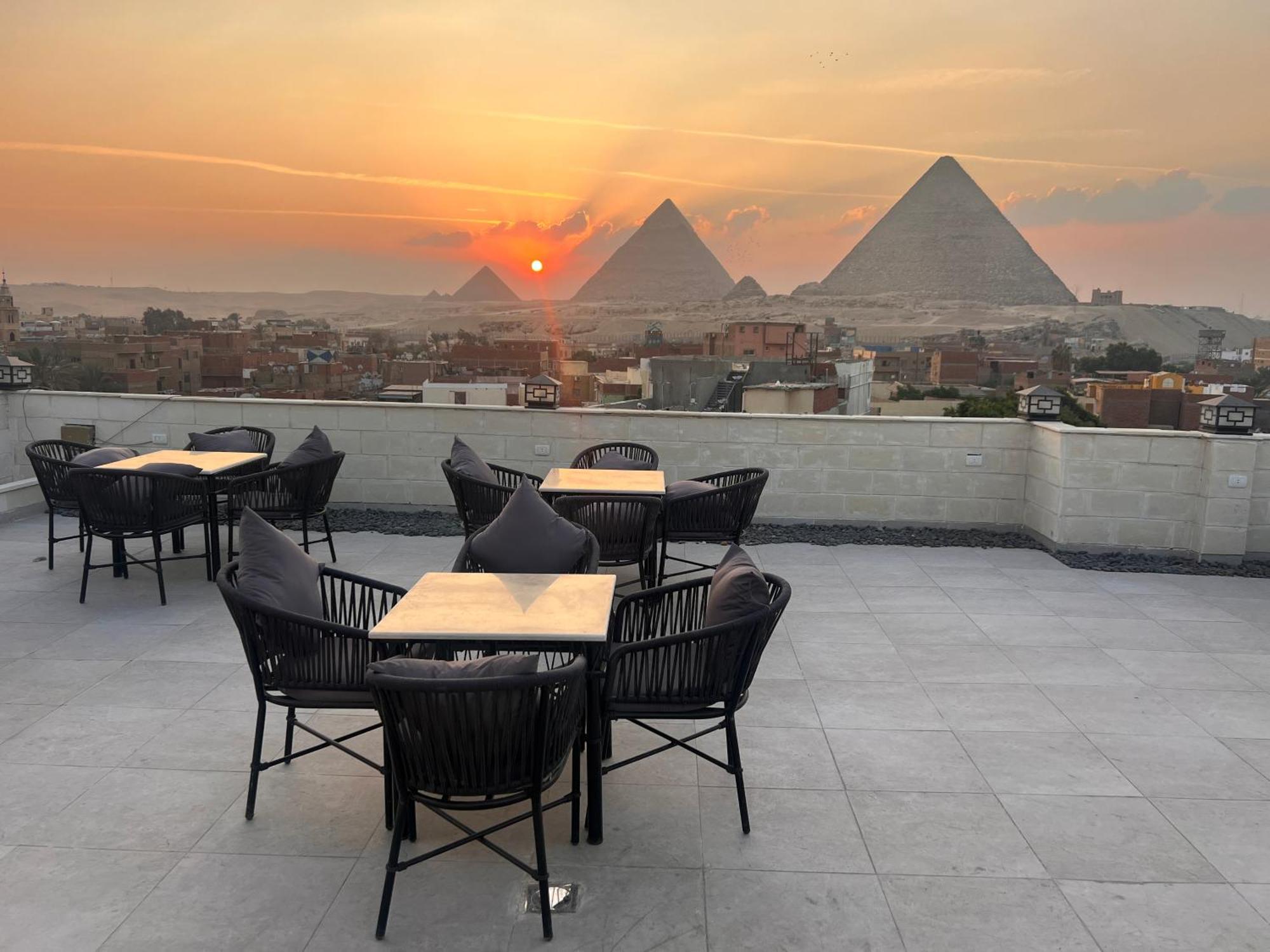 Maro Pyramids Hotel Kafret el-Gabal Exteriör bild